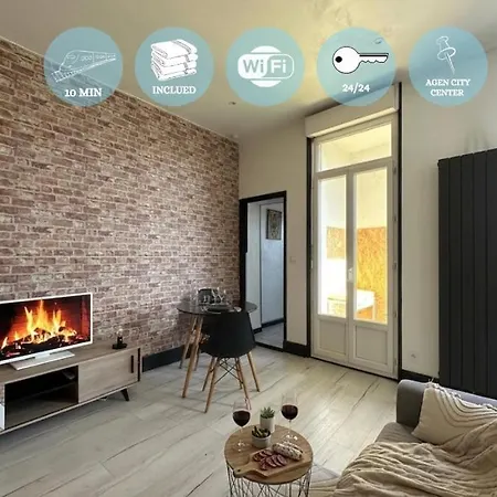 Le Cocon Agenais - Centre - Gare Apartamento Agen